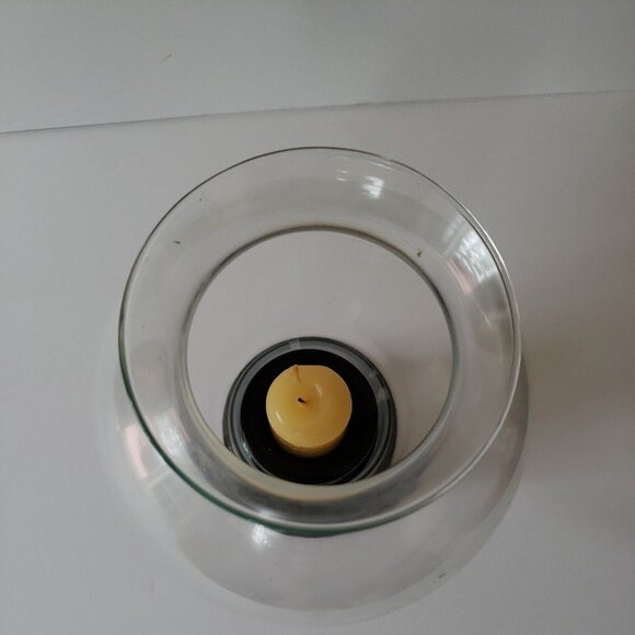 JAY IMPORT 14-7965 RED ORCHID Classique Hurricane Candle Lamp 10" Tall - Picture 5 of 7